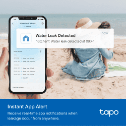 TP-Link Tapo T300 Smart Water Leak Sensor | Dripping Detection | White
