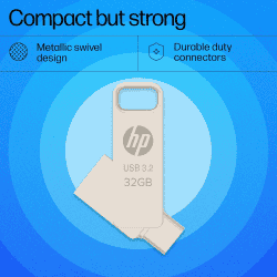 HP USB 3.2 OTG Flash Drive | 32GB | 886C | Gold
