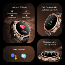 boAt Enigma Z20 Amoled Smartwatch with Bluetooth Calling | Jet Black