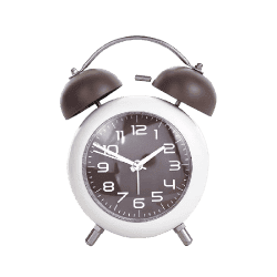 Quartz F18 Alarm Clock | Brown