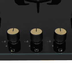 Faber MAXUS HT783 CRS BR CI AI Glass Top Automatic Hob | 3 Burner