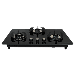 Faber MAXUS HT783 CRS BR CI AI Glass Top Automatic Hob | 3 Burner