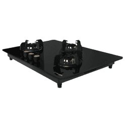 Faber MAXUS HT783 CRS BR CI AI Glass Top Automatic Hob | 3 Burner