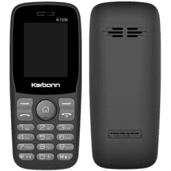 Karbonn K109i Keypad Mobile Phone | Black Grey