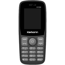 Karbonn K109i Keypad Mobile Phone | Black Grey