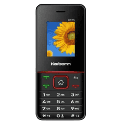 Karbonn K121i Dual Sim Keypad Mobile Phone | Black Red