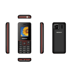 Karbonn K7 Mini Keypad Mobile | 1.8 inch | Black Red