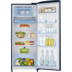 Samsung Direct Cool Single Door Refrigerator | 223 L | 3 Star | Camellia Blue | RR24C2723CU/NL