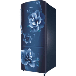 Samsung Direct Cool Single Door Refrigerator | 223 L | 3 Star | Camellia Blue | RR24C2723CU/NL