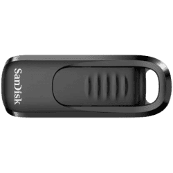 SanDisk Ultra Slider USB Type C Flash Drive | 64GB | Black