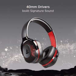 boAt Rockerz 425 Bluetooth Wireless Headphones |  Mic Signature Sound | Active Black