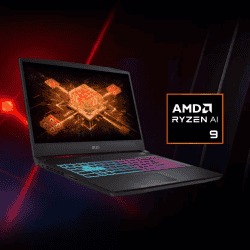 MSI Katana A15 AI Gaming Laptop |  AMD Ryzen 9 Octa Core 8945HS | 16 GB | 1 TB SSD | 8 GB Graphics NVIDIA GeForce RTX 4070 | Black | AI B8VG-440IN