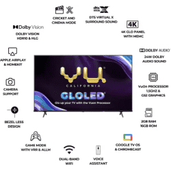 Vu GloLED Ultra HD 4K TV |  139 cm (55 Inch) | 55GLOLED25