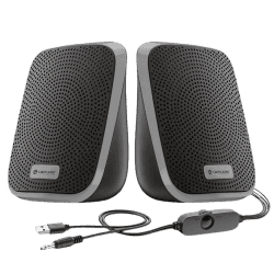 Lapcare Twiny 2 Computer Speaker | Grey | LUS-204
