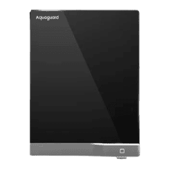 Aquaguard Slimtech Glass UV Storage Copper Water Purifier |  3L | Active Copper Zinc Booster | Black & Silver