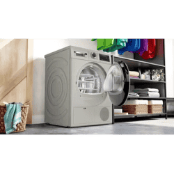 BOSCH Series 4 Fully Automatic Front Load Dryer | 9 kg | Silver Inox | WPG24108IN