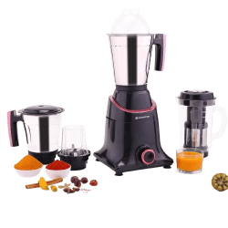 Wonderchef Select Mixer Grinder | 750W  | 4 Jar | Black