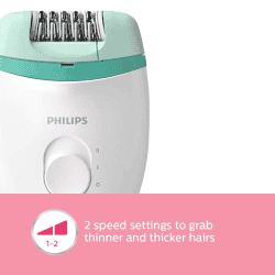 Philips Corded Compact Epilator | shaver and epilator for gentle hair removal at home | BRE245/00