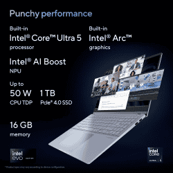 ASUS Intel Core Ultra 5 Gaming Laptop | 16 GB | 1 TB SSD | Mist Blue | S5606MA-MX551WS