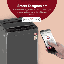 LG Fully Automatic Top Load Washing Machine | 7 kg | 5 Star | Smart Inverter Technology | Middle Black | T70VBMB1Z