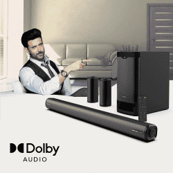 Zebronics Zoom Zeb-Juke Bar 9400 Pro | 525 W | 5.1 Channel | Black