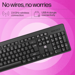 HP Wireless Keyboard | Black | K160