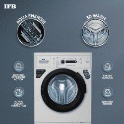 IFB Fully Automatic Front Load Washing Machine | 6 Kg | 5 Star | Grey | DIVA AQUA GBS 601