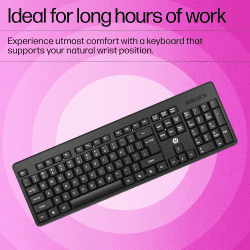 HP Wireless Keyboard | Black | K160