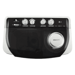 LG 8.5Kg Semi Automatic Top Load Washing Machine | Roller Jet Pulsator | Soak | Dark Grey | P8525SGAZ ADGQEIL
