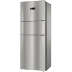 Bosch Series 4 Triple Door Refrigerator  | 303 L | Frost Free Convertible | Shiney Silver | CMC33S03NI