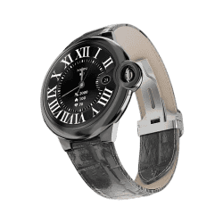 Fire Boltt Topaz Round Luxury Smartwatch | 1.3 Inch | Black | BSW151