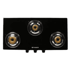 Faber Hob Glass Cooktop | Jumbo 3BB BK AI | 3 Burner | Black