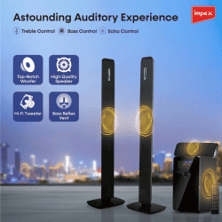 Impex VIBRATO Speaker System | 5.1 | 125W | Black | 51125LT