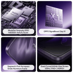 OPPO Reno 13 Pro 5G | 12 GB | 256 GB | Mist Lavender