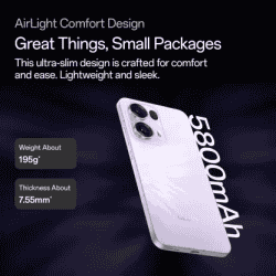 OPPO Reno 13 Pro 5G | 12 GB | 256 GB | Mist Lavender