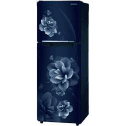 Samsung Frost Free Double Door Refrigerator | 236 L | 2 Star | Camellia Blue | RT28C3022CU/HL