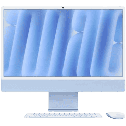 Apple iMac M4 | 16 GB | 256 GB SSD | macOS Sequoia | 24 Inch | Blue | MWUF3HN/A