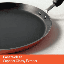 Meyer Non stick Aluminium Dosa Tawa | 24 cm | Orange
