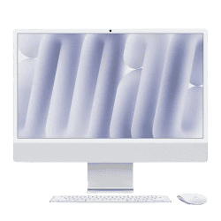 Apple iMac | M4 Chip | 4.5K Retina Display | 16 GB | 256 GB | 24 Inch | Silver | MD3H4HN/A