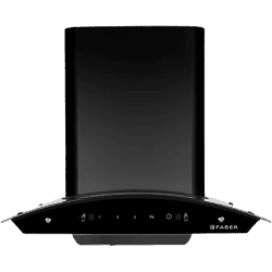 Faber HOOD SUNNY Auto Clean Wall Mounted Chimney | 1200 CMH | Black | HC SC BK 60