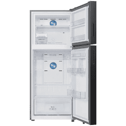 Samsung Frost Free Double Door Refrigerator | 396 L | 2 Star | Black Glass | RT41DB6A4B22HL