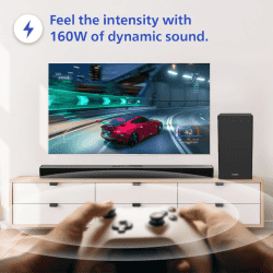 Philips Bluetooth Soundbar with Rich Bass | 2.1 | 160W | Black |  TAB4228/94