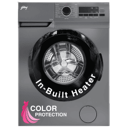 Godrej EcoWash Fully Automatic Front Load Washing Machine | 7 Kg | Silver Stream | WFEON ARG 7012 5.0 FEBT SLSR