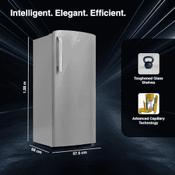 Godrej Single Door Refrigerator | 268 L | 3 Star | RD EMARVEL 290C THI ST GL