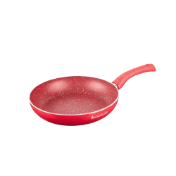 Wonderchef Granite Non Stick Fry Pan | 24 cm  | 1.8 L  | Red