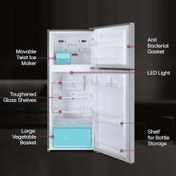 LG Frost Free Refrigerator | Smart Inverter Compressor | 242 L | Shiny Steel | GL-N292DPZY APZZEBN