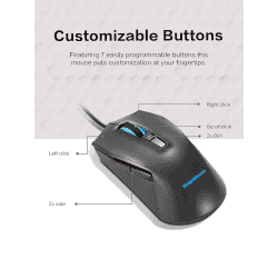 Lenovo Ideapad M100 RGB Wired Optical Gaming Mouse | Black