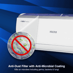 Voltas Inverter Split AC | 1.5 Ton | 5 Star | White | SAC 185V VECTRA ELITE