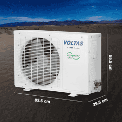 Voltas Inverter Split AC | 1.5 Ton | 5 Star | White | SAC 185V VECTRA ELITE