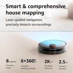 Xiaomi Robot Vacuum Cleaner S10 | WiFi Connectivity | Black